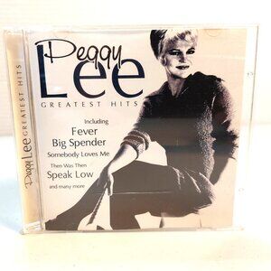 Delve into the timeless melodies of Peggy Lee with the "Greatest Hits" music CD,